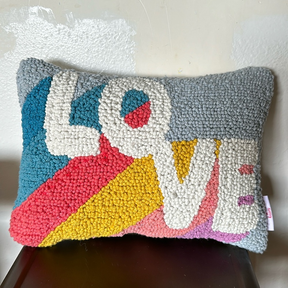 Hearts & Kisses Decorative Pillow